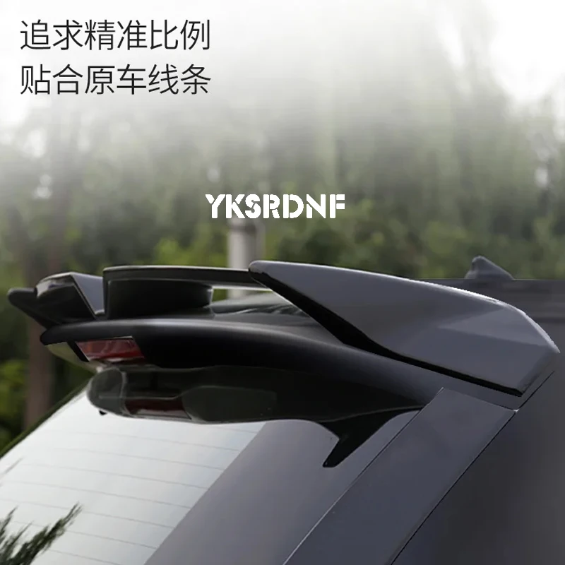 Car Styling ABS Plastic Unpainted Color Rear Roof Spoiler Trunk Boot Lip Wing For Nissan Rogue X-trail 2014-2019