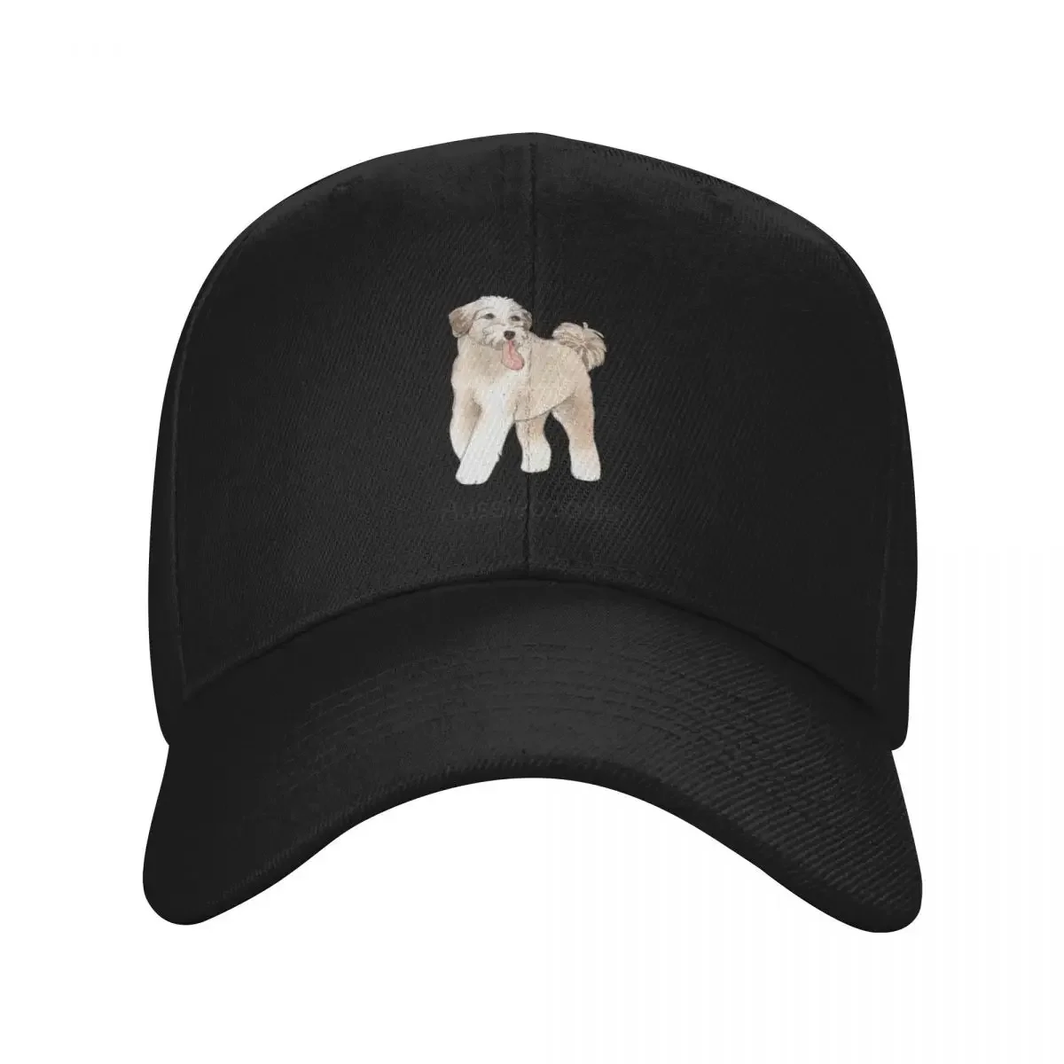 New Watercolor Aussiedoodle Dog Baseball Cap Military  Man hats on offer fashionable Women Hats Men's