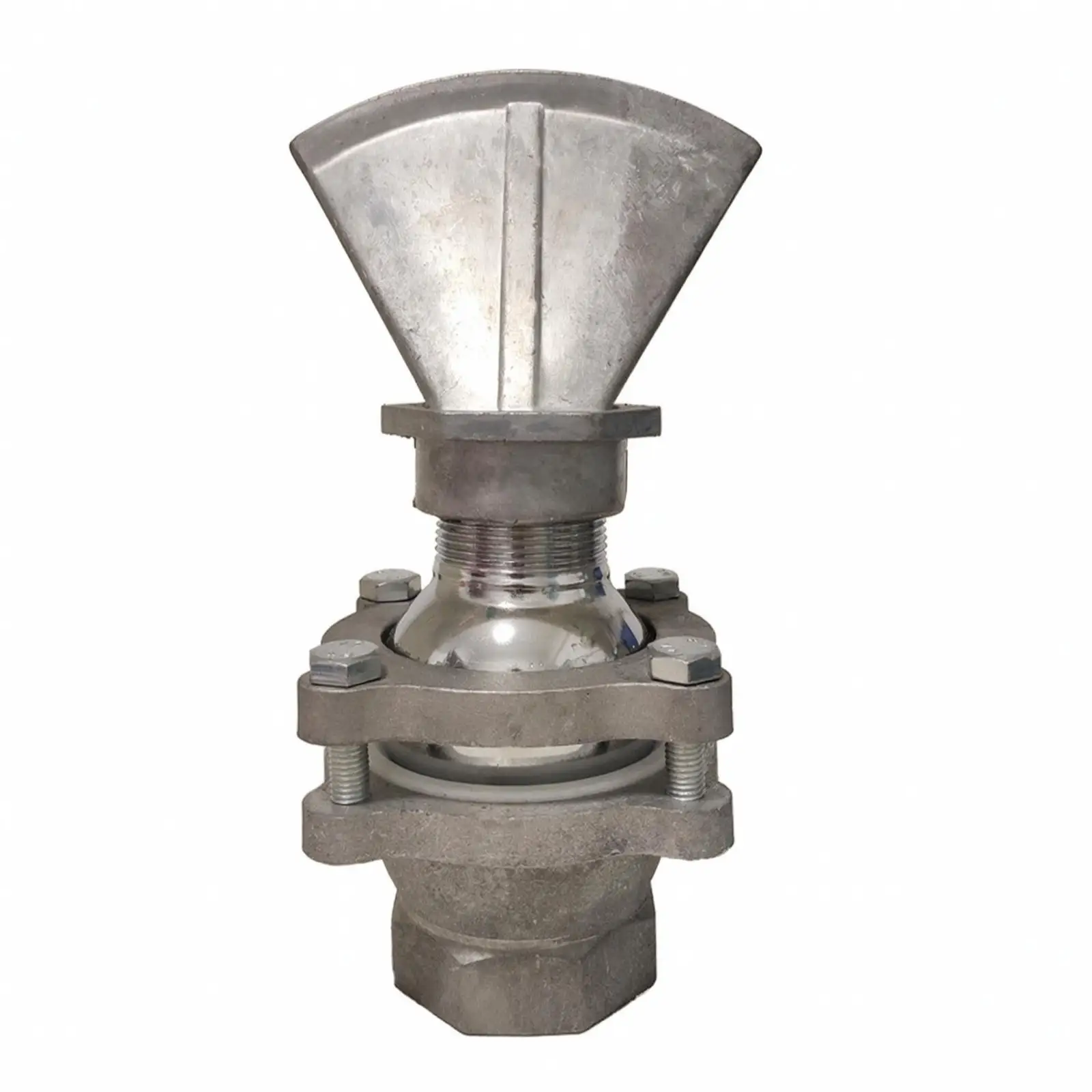 Aluminum Alloy Sprinkler Nozzle for Road Sweeping Water Spray Truck Dust Control Wide Flat Fan Pattern Adjustable