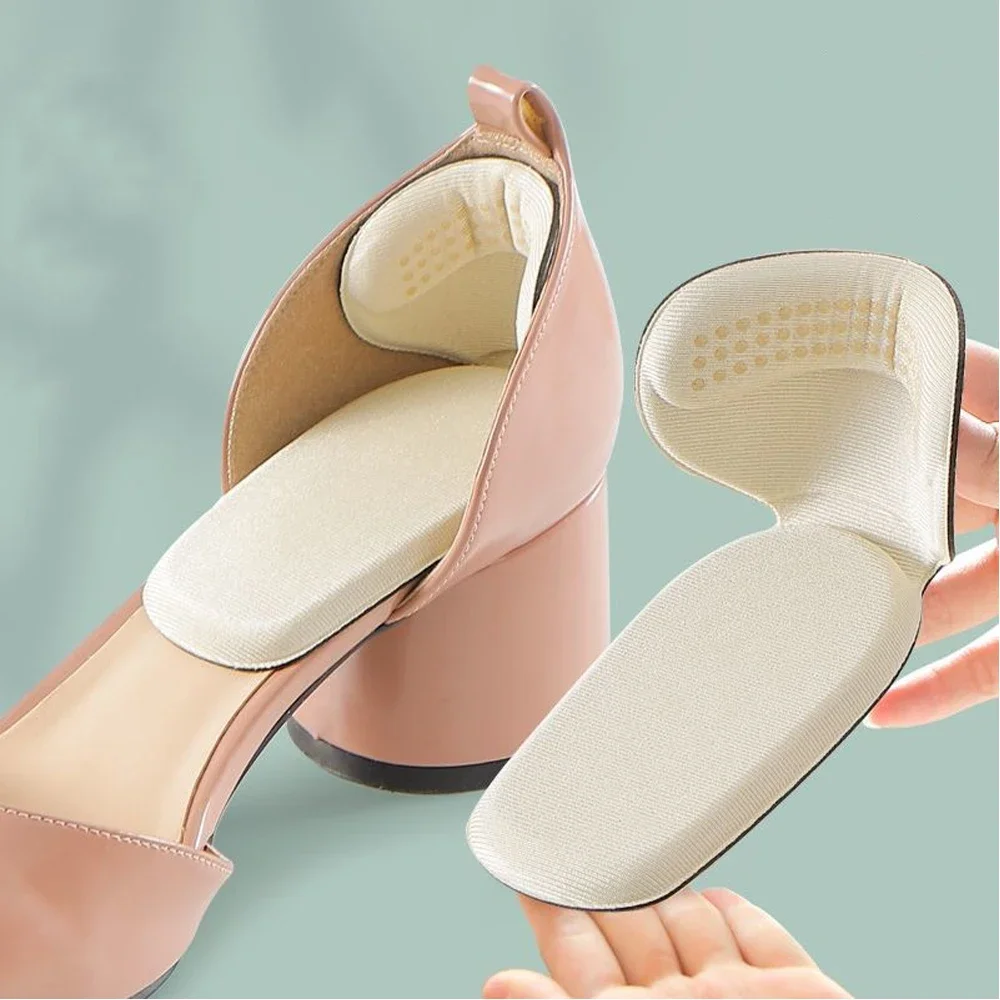 2PCS frauen Schuhe Einlegesohlen Patch Ferse Pads für Sport Schuhe Einstellbare Größe Verschleißschutz-additive Füße Pad Protector Zurück Aufkleber