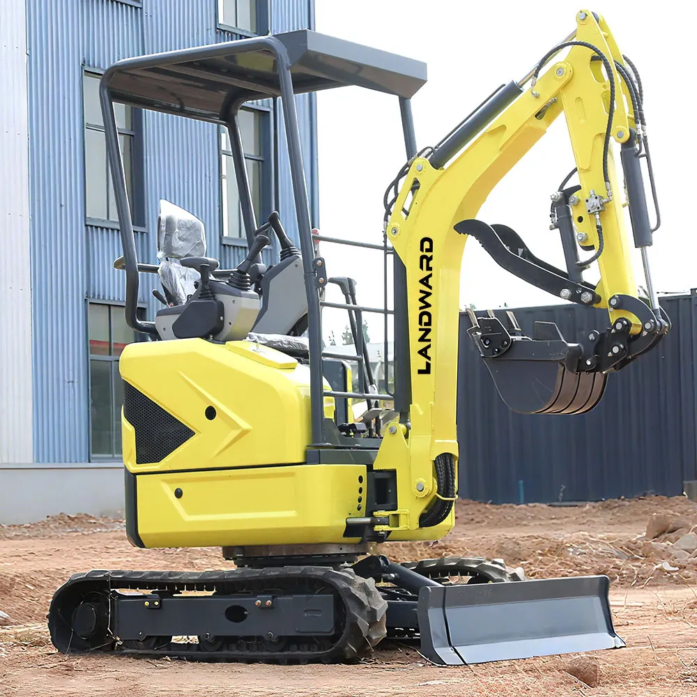 China 1.7 Ton Excavators LW17E Multifunctional Excavator Piston Pump Customized Euro 5 Kubota D722 Engine Mini Excavator Custom