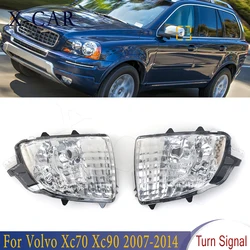 X-CAR Rearview Mirror Indicator Light Turn Signal Indicator Light Corner Lamp Lens For Volvo Xc70 Xc90 2007 2008-2014 31111814