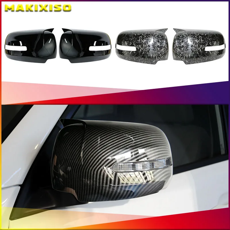 2PCS For Mitsu Pajero Sport 2009-2014 Car Rearview Side Mirror Cover Wing Cap Exterior Door Housing Shell Trim ABS Chrome