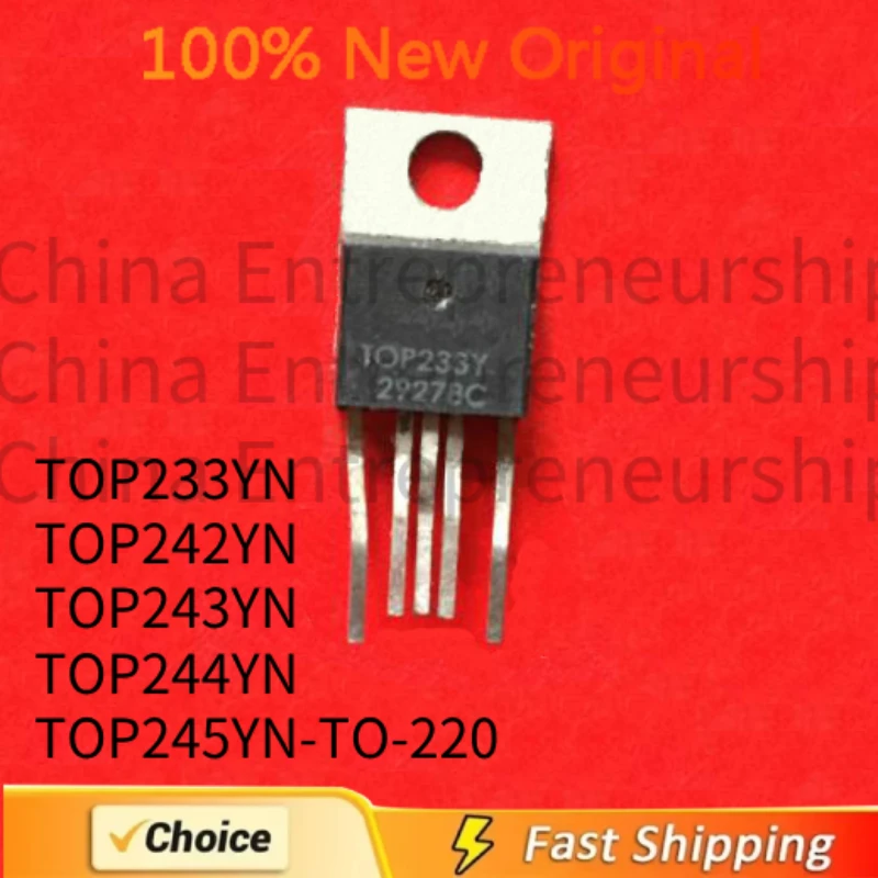5 PCS TOP TOP233YN TOP242YN TOP243YN TOP244YN TOP245YN TO-220 Power management chip IC 100% Quality Original/Quick delivery