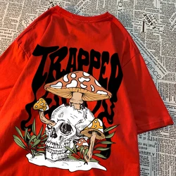 Horror Skull Printed Tshirt Men Women Casual Tee Clothing Pattern Loose New Fashion Tshirt Casual Sweat T Shirts Couple