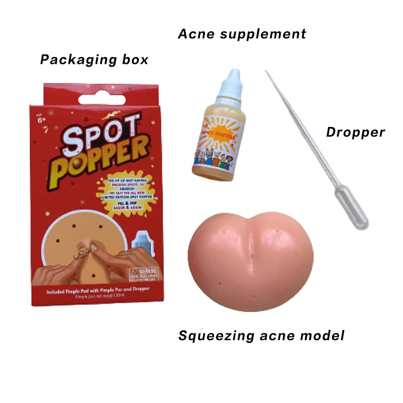 Core Toy Set Pressure Reducing and Squeezing Acne Squeezing Acne Toys Decompression Relief Stress Nose Toy