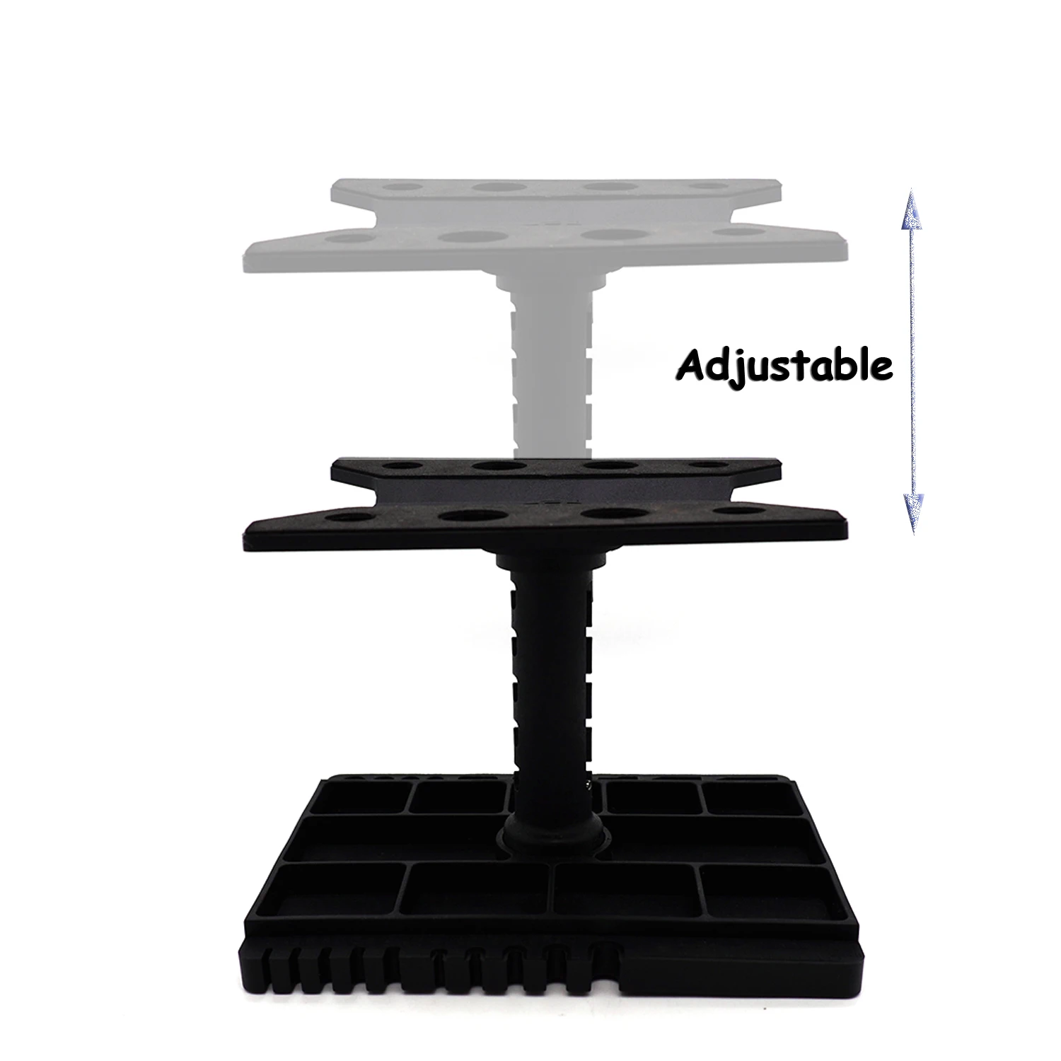 RC Cars Work Stand Assembly Platform Repair Station 360 Degree Rotate Adjustable Height for 1/10 1/8 1/12 1/14 1/16 RC Car Model