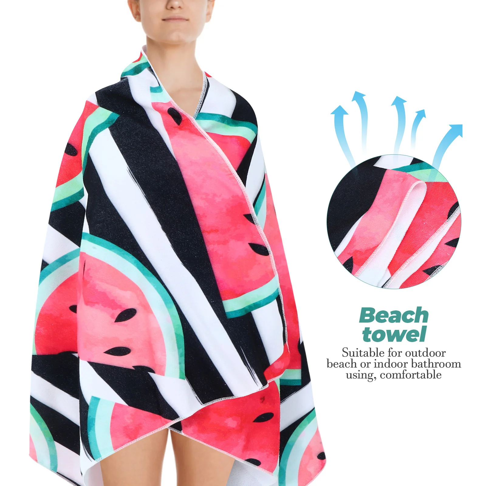 

Premium Beach Towel for Adults Quick Dry Superfine Fiber Large Size Comfortable for Swimming Hiking Yoga Travel Essentials