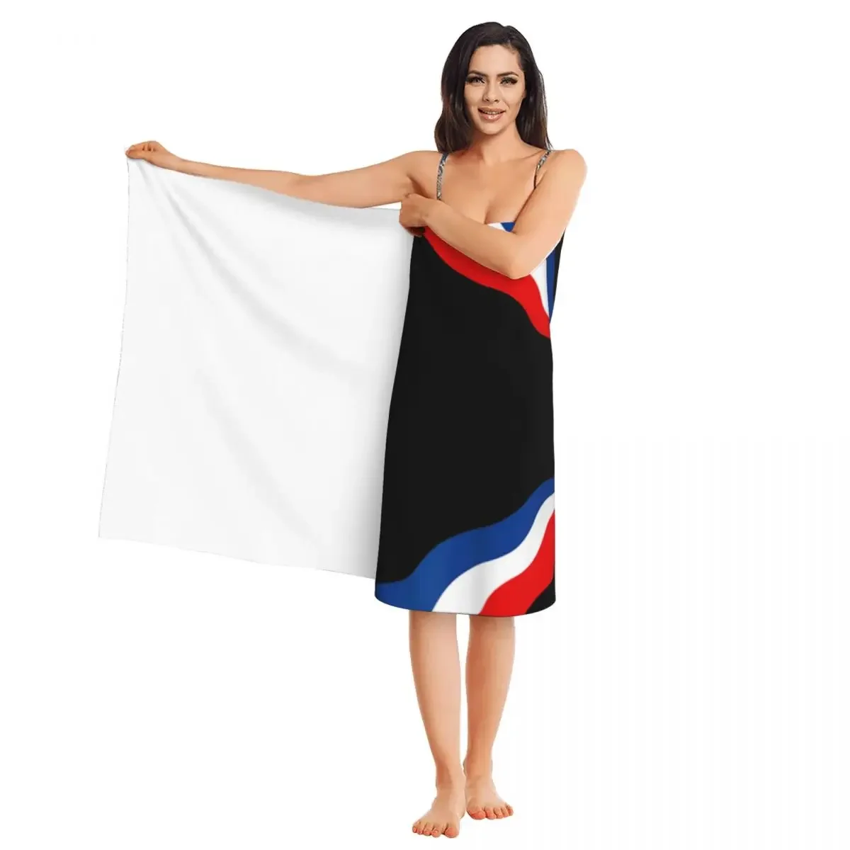 Custom Syriac Suryoyo Flag Logo Soft Linen Microfiber Beach Bath Towel Quick Drying Aramean Assyria Bathroom Sports Towels