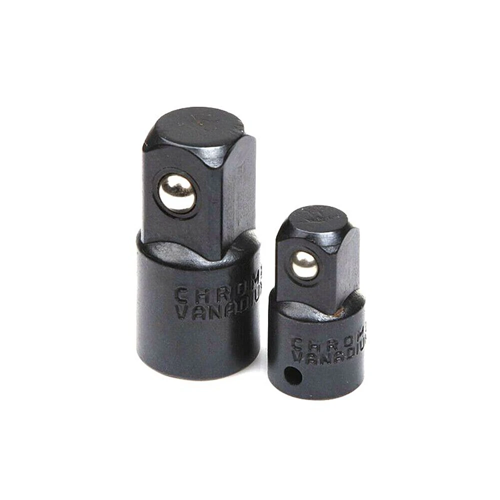 Llave de trinquete 4 piezas 1/4 3/8 1/2, adaptador de enchufe, juego de llaves, convertidor, reductor de accionamiento, proceso de electroforesis, herramientas de ennegrecimiento