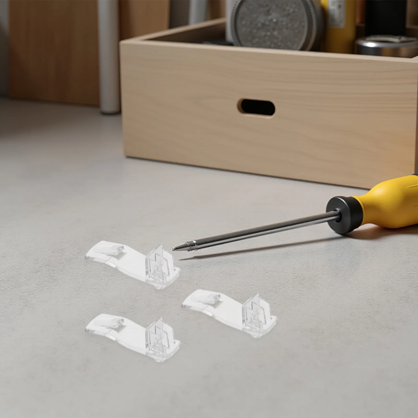 

30Pcs Clear Plastic Shelf Support Pegs Transparent Strong Durable Easy Clean Space Saving Kitchen Cabinet Clips