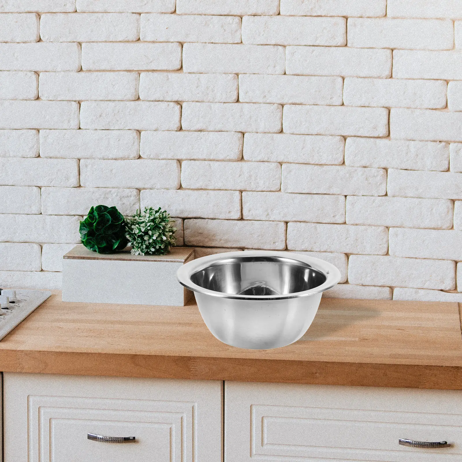 1Pcs Stainless Steel Mixing Bowl Heavy Duty Kitchen Bowl for Egg Beating Salad Serving Food Storage Dishwasher Safe Tableware view 5