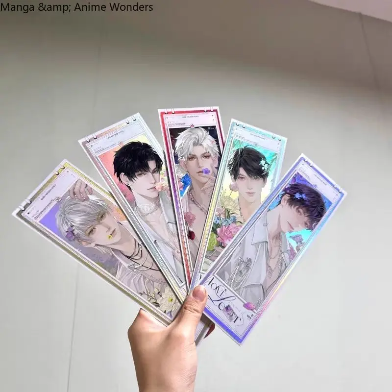 

Collection Love and Deepspace Small Card Laser Ticket Cosplay Xavier Zayne Rafayel Sylus Caleb Birthday Gift Halloween Game
