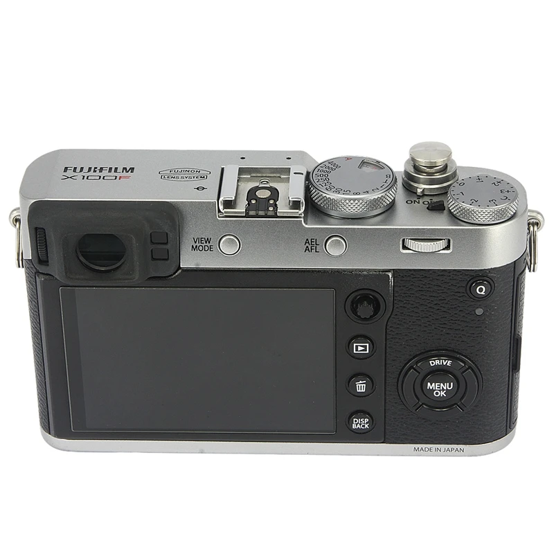 زر تحرير مصراع الكاميرا Haoge لـ Fuji Fujifilm X-PRO3 / X100F /X100V/X100VI/GFX100RF/X-M5/X-T5/X-T50/X-E4/X-T30II فضي