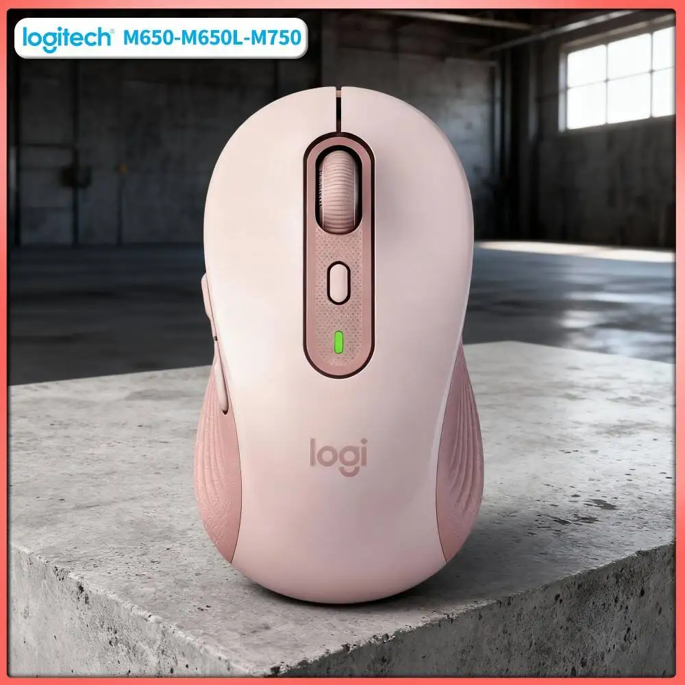 Logitech M650/M650L Wireless Mouse - SilentTouch Tech, Multi-Platform Compatibility, Rubber Grips, 24-Month Battery Life