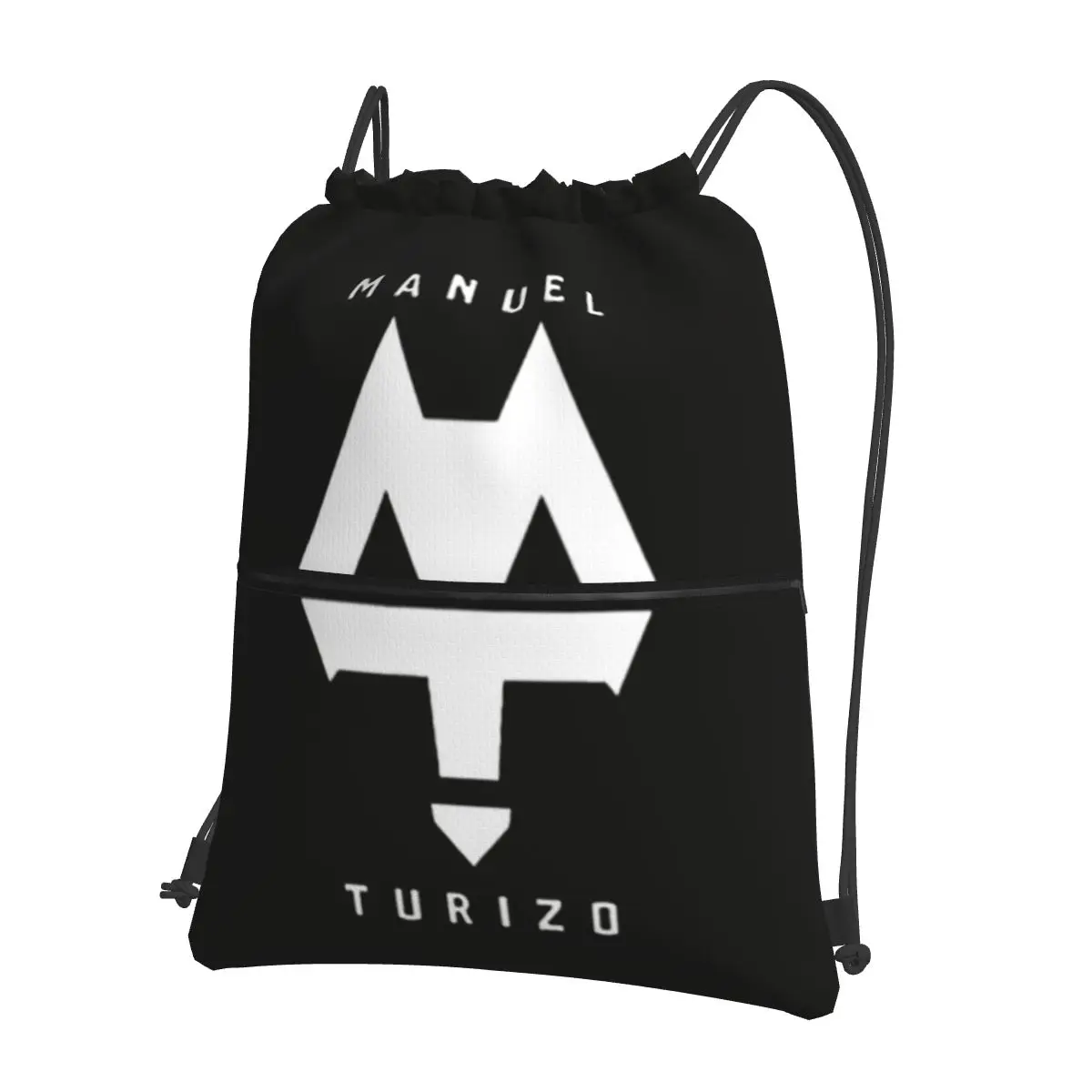 Rapper Manuel Turizo Logo Backpacks Casual Drawstring Bags Sports Bag Book Bags for Travel School