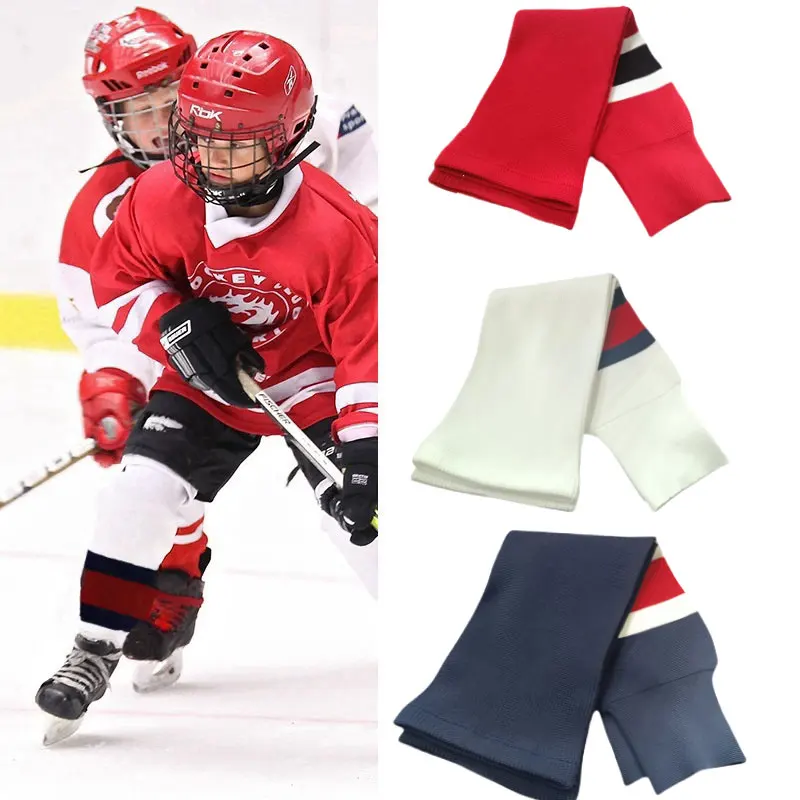 

1pair Outdoor Sports Men's and Women's Ice Hockey Socks Professional Training Leg Protection Protective leg socks, ice hockey kn