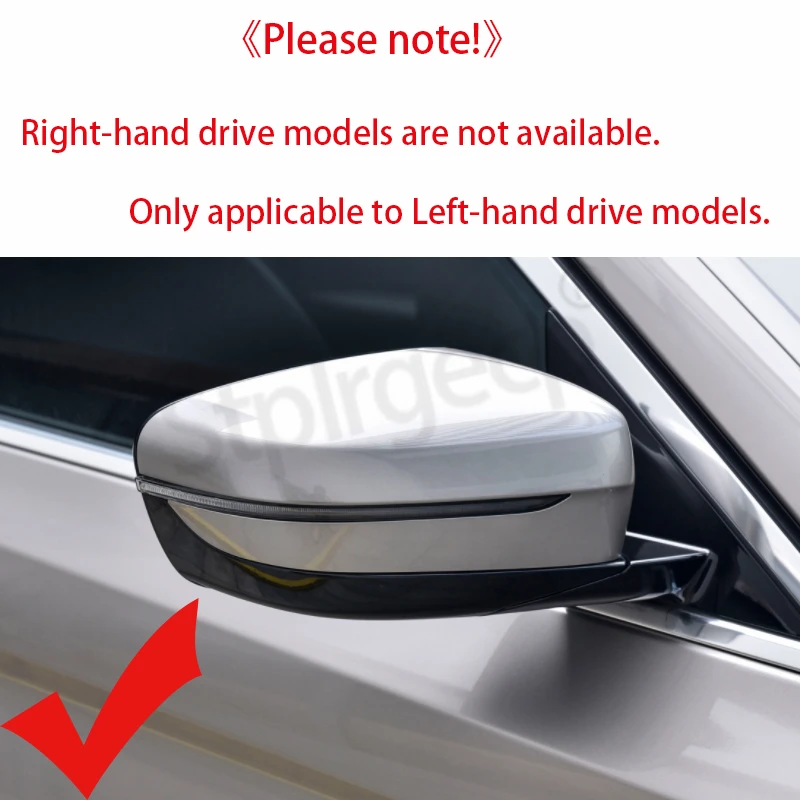 For BMW 4 5 7 8 Series G11 G12 G14 G15 G16 G22 G23 G24 G30 G31 G38 Car Rear View Side Wing Mirror Cap black Carbon Fiber pattern