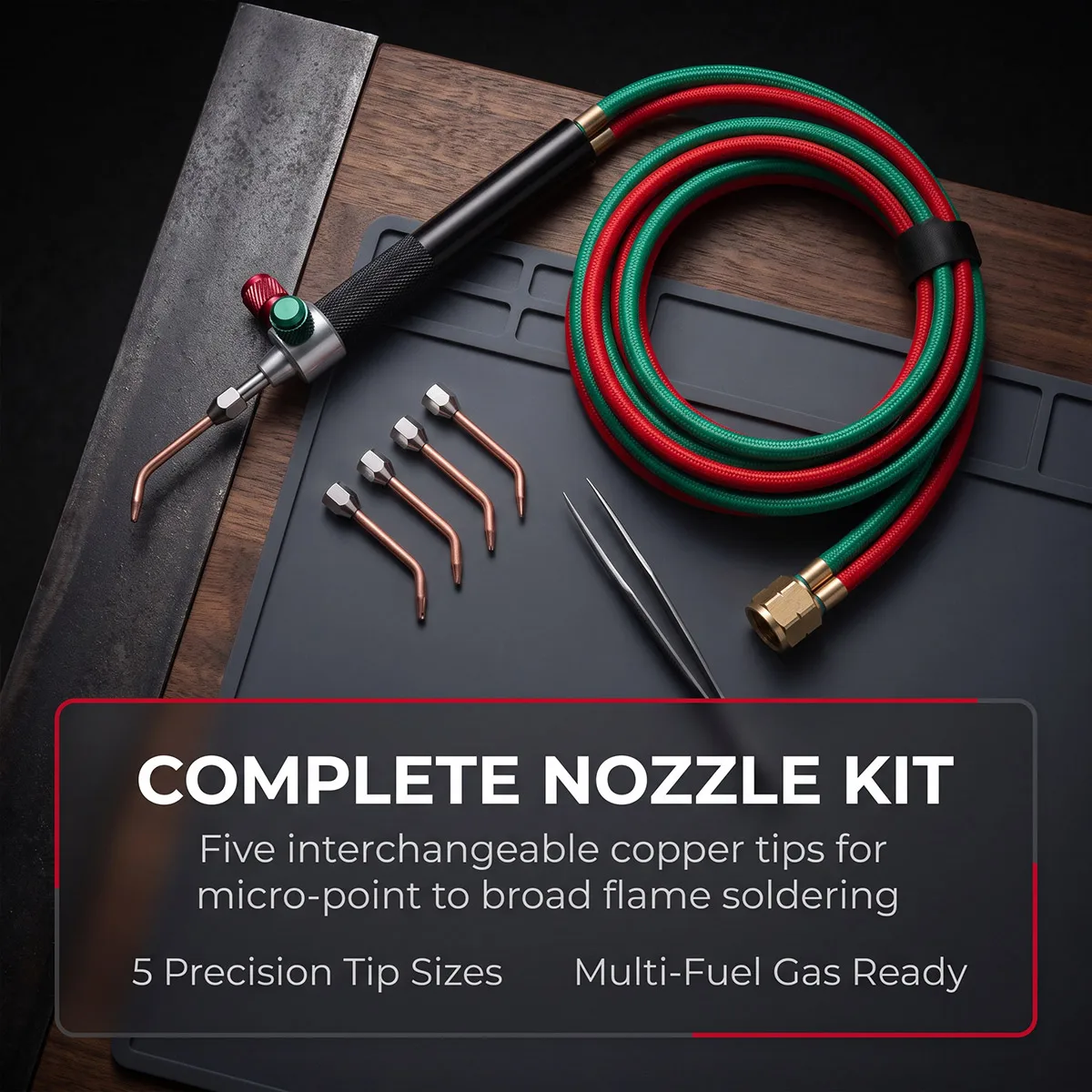 Mini Oxygen Gas Torch Kit, Jewellery Soldering Burner, Platinum Stainless Steel Goldsmith Tool, Acetylene Butane Melting Gadget