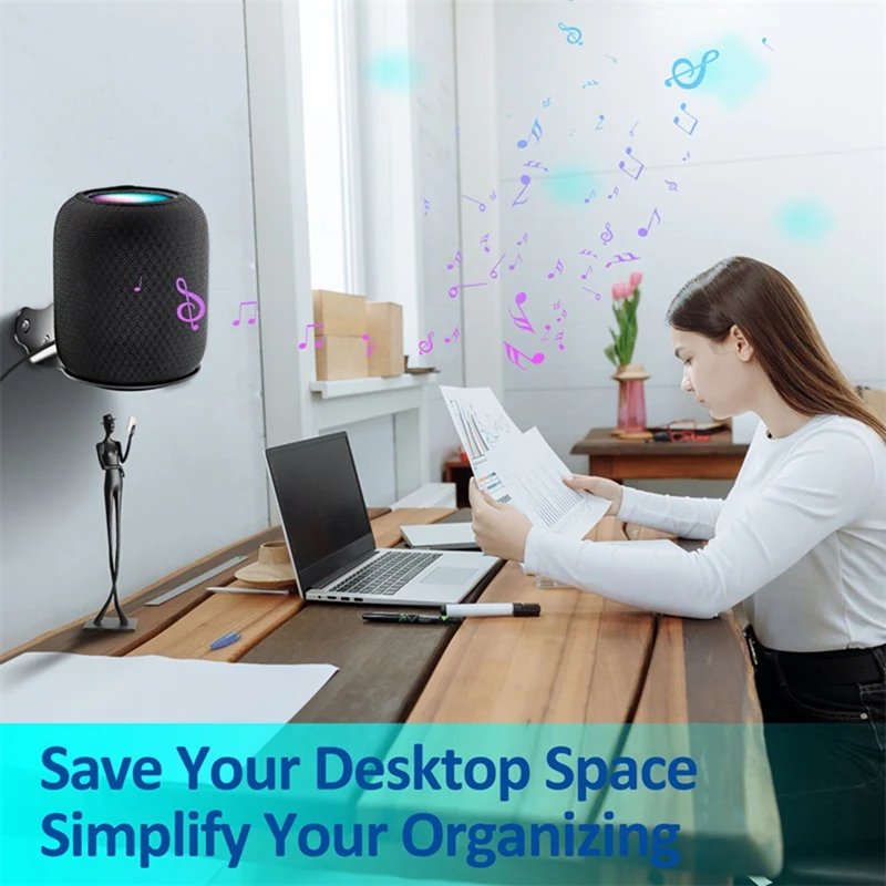 New-Aluminum Homepod 2 Homepod First Version Wall Mount Non-Scratch Bracket Holder For Smart Speaker Homepod 2 Accessories