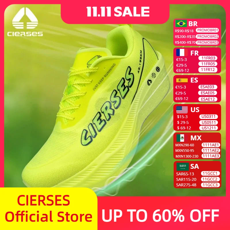 

WUKONG1.0 Marathon Carbon Plate мужские гоночные кроссовки с дышащей воздушной амортизацией, нескользящие кроссовки 2434