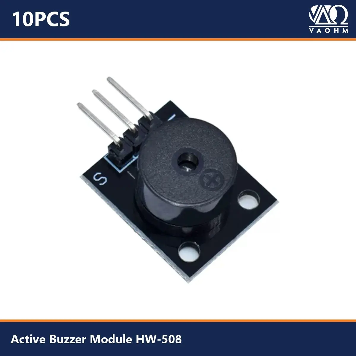 10PCS Active Piezo Buzzer Module HW-508 3.3V-5V 3-Pin DIY for Arduino