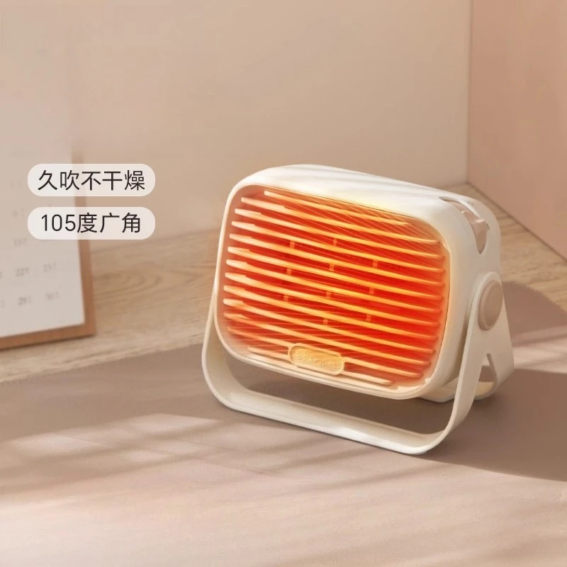 

Bear Heater Small Desktop Heater for Office Energy-Saving Mini Fan Heater Little Sun Fast Heating Quiet Portable Winter Gadget