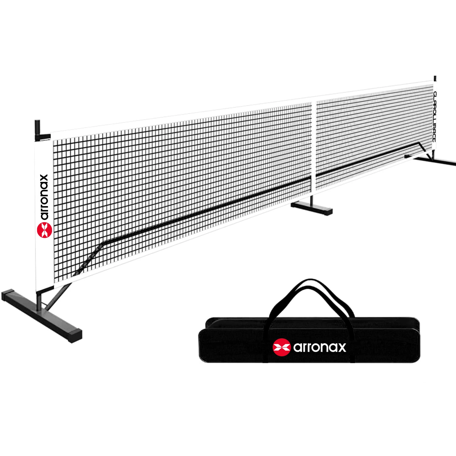 

Arronax Portable 22 FT Adult Training Sports Pickleball Net Set Regulation Size Iron Pipe for Pickleball Players