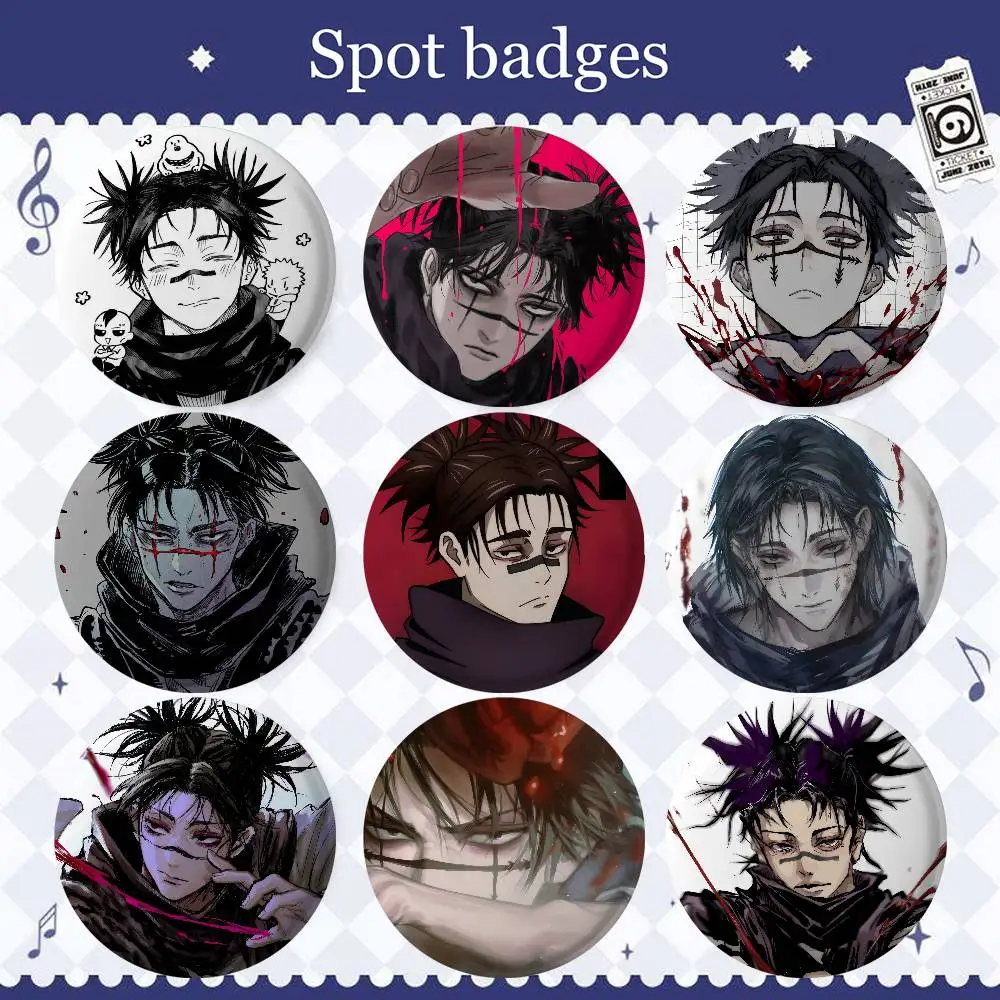 Choso Anime Jujutsu Kaisen Laser Round Badge Exquisite Spot Goods
