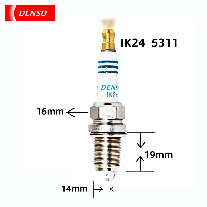 DENSO  Iridium spark plug IK24 5311 adapts to golf Matten Touareg A4L/a 5/A6L/a 7 burner