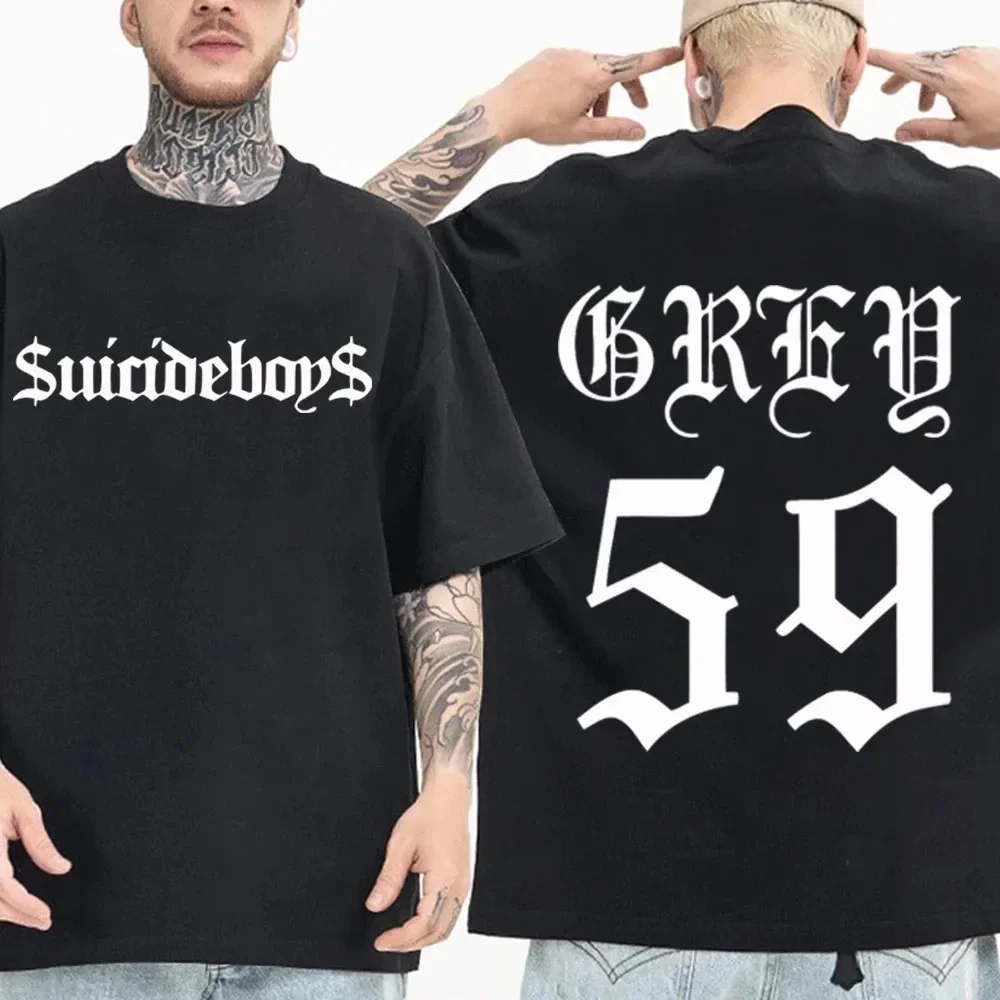 

Suicideboys Fan Gift Hip-Hop Style O-Neck Short-Sleeved Shirt Suicideboys G59 Shirt Suicideboys Merchandise Concert Album Summer