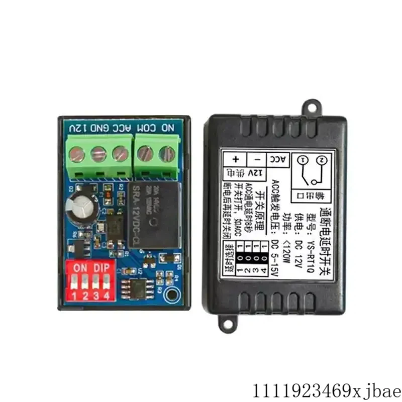 

12V Delay Relay Module for Automotive ACC Trigger