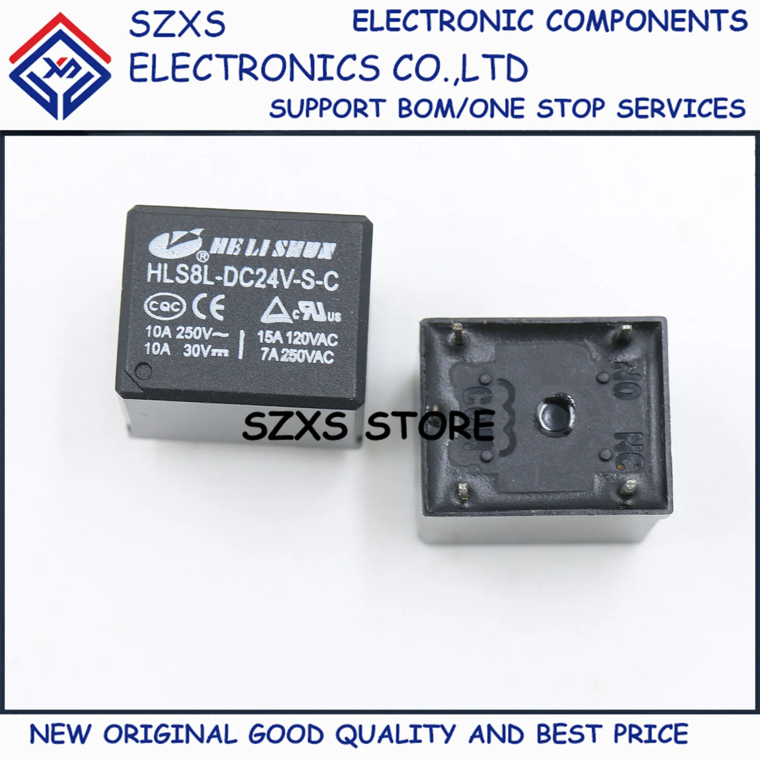 New Original 10Pcs HLS8L-DC24V-S-C DIP-5 Relay IC Chip In Stock Integrated Circuit Good Quality