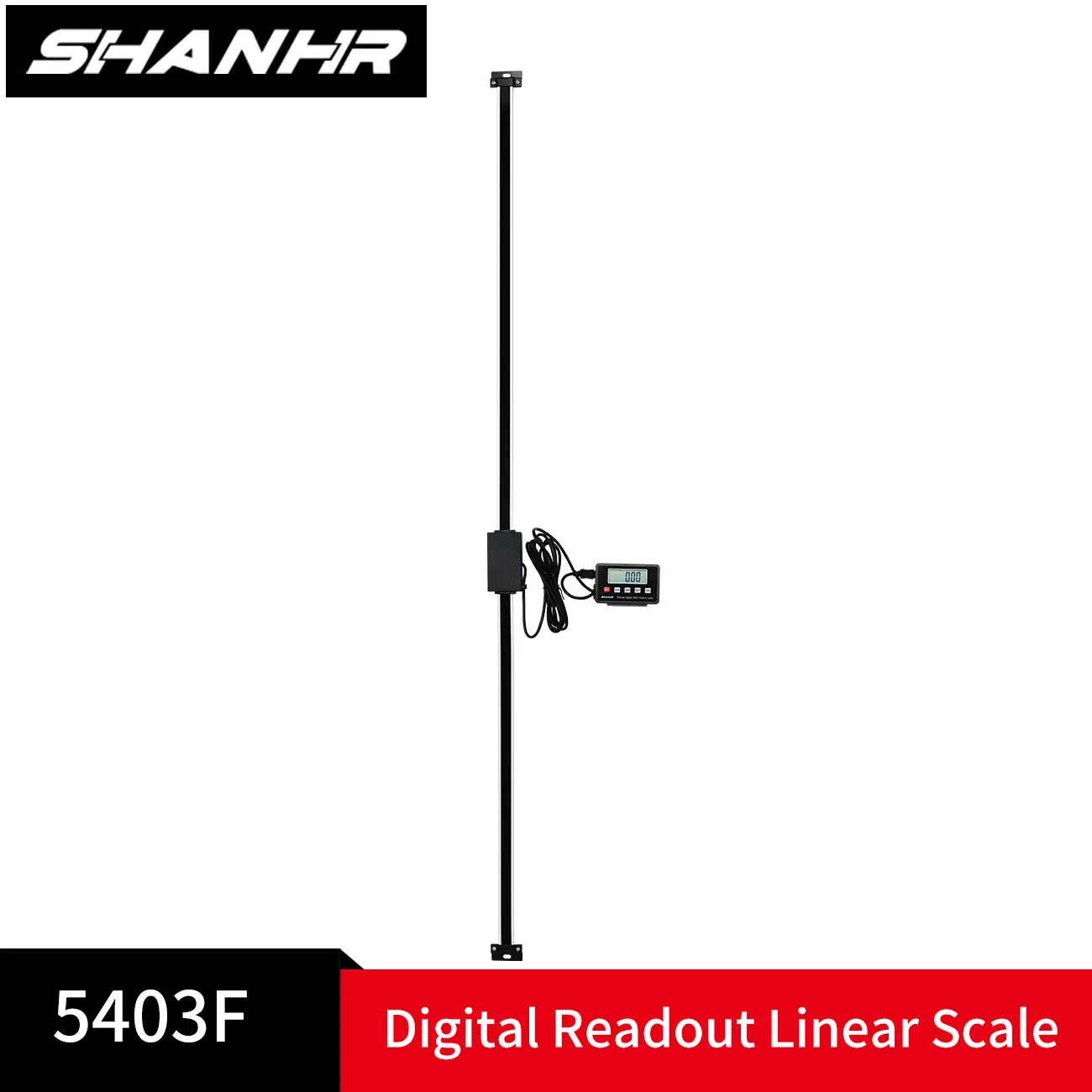 SHANHR LCD Digital Readout DRO Kit 0-1000mm Linear Scale for Lathe and Milling Equipment