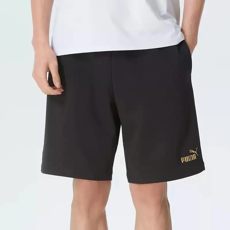 Puma's new summer men's pants - breathable and loose, suitable for running, fitness and sports. Knitted shorts, trendy694454-01
