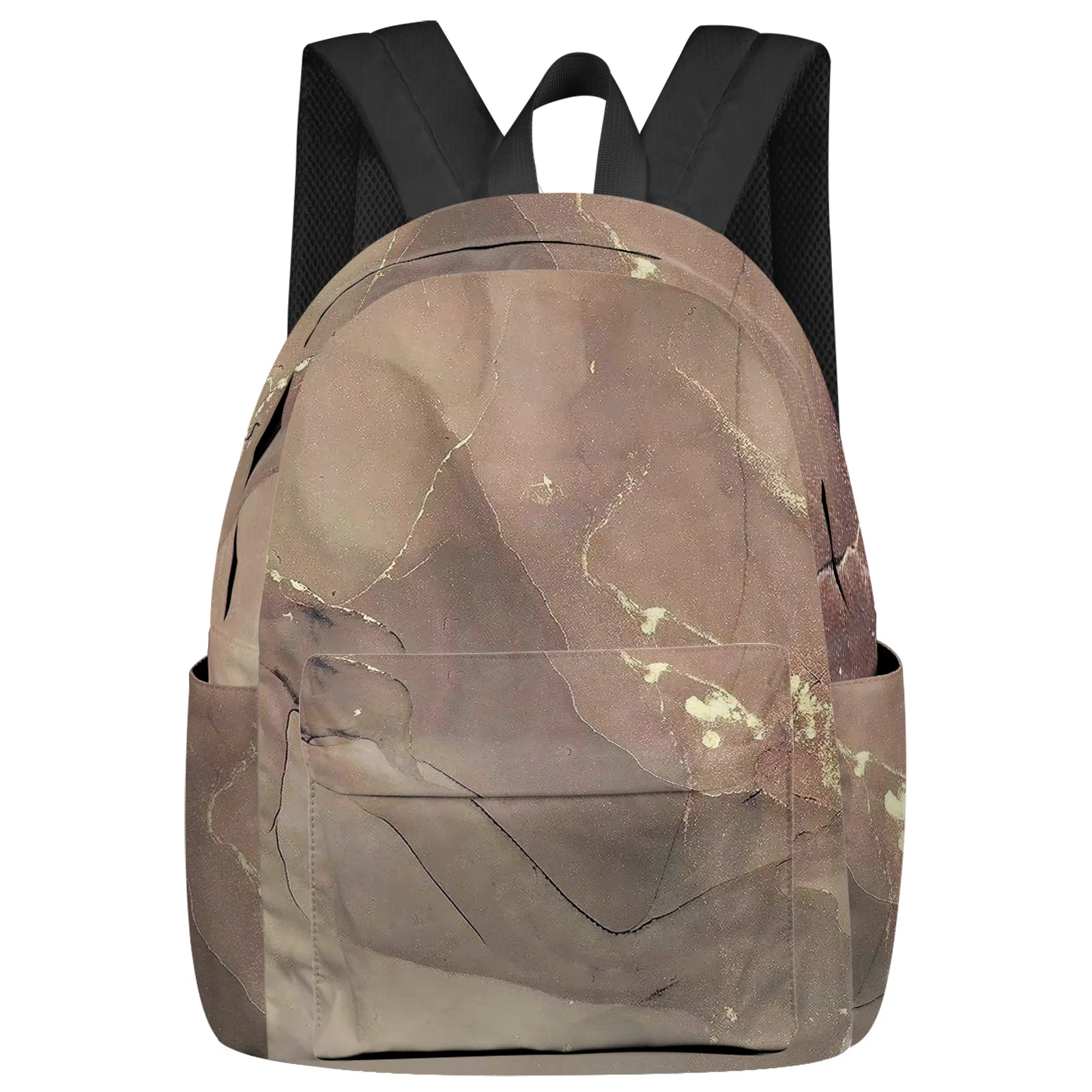 

Marble Texture Feminina Backpacks Teenagers Student School Bags Laptop Custom Backpack For Men Women Female Travel Mochila