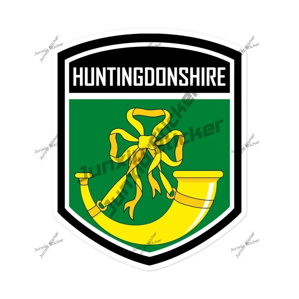 

Huntingdonshire County England Flag Emblem Stickers Creative Decals Occlusion Scratch Accessories Cover Scratches Exterior Decal