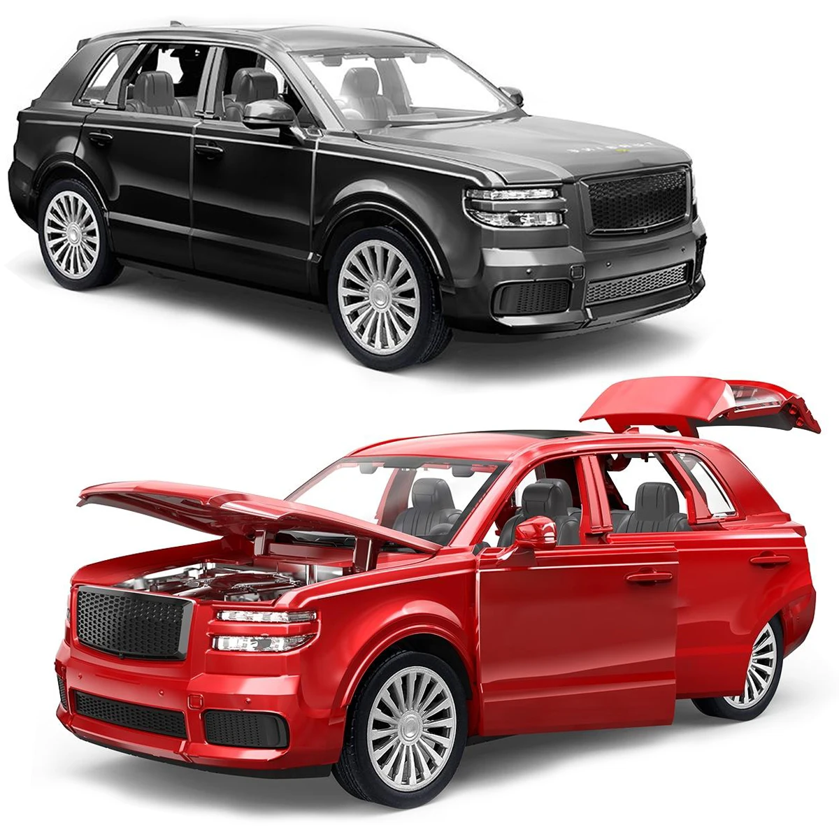 

1:22 Century SUV Pullback, модель легкосплавного автомобиля, Коллекционная литая игрушка-автомобиль для дисплея и моделирования