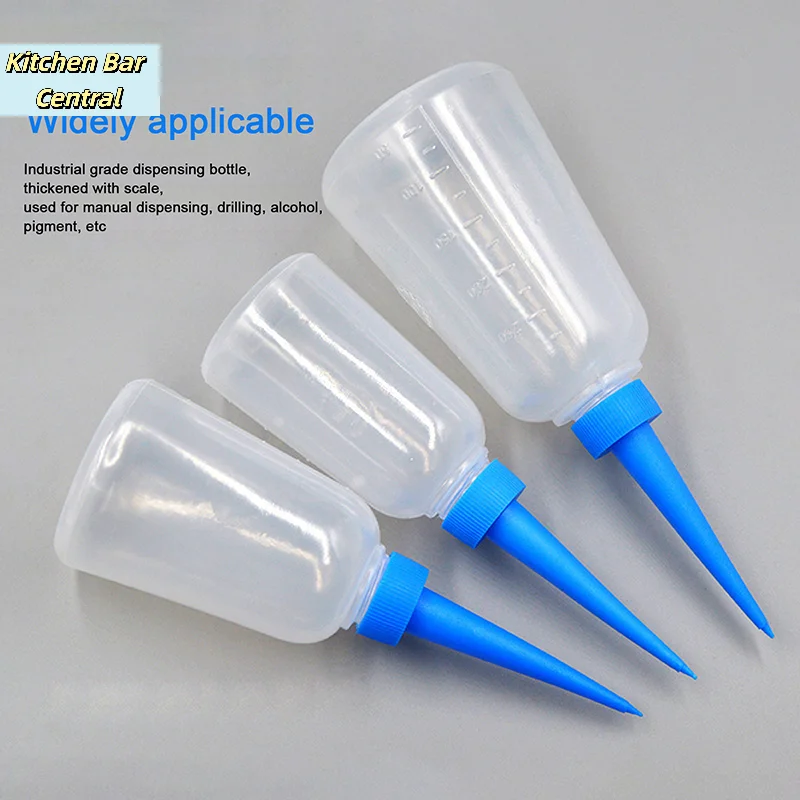 【30/250ml Plastic Glue Oil Bottle Tip Oiler Water Bottle Thickened Oil Outlet Needle Tip Applicator Precision Bottle】