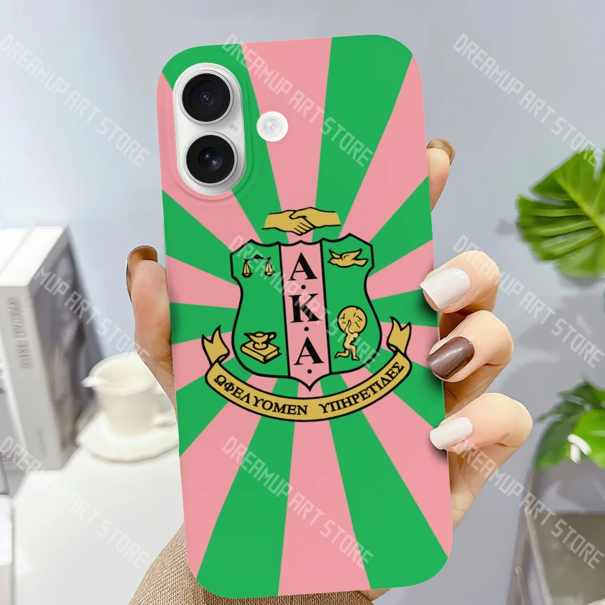 Alpha Kappa Alpha Case for iPhone 17 16 15 14 11 Pro Max 13 12  Air Mini XR XS X 8 7 6 6S Plus Soft Silicone Shockproof Cover