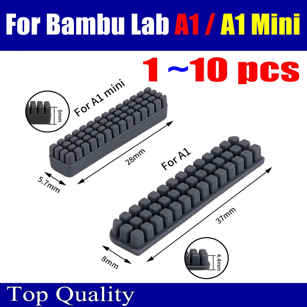 

For Bambu Lab a1/A1 Mini Nozzle Brush Wiper Silicone Brush Hotbed Mounted Scrubbers Cleaning Tool for Bambulab A1 mini Printer