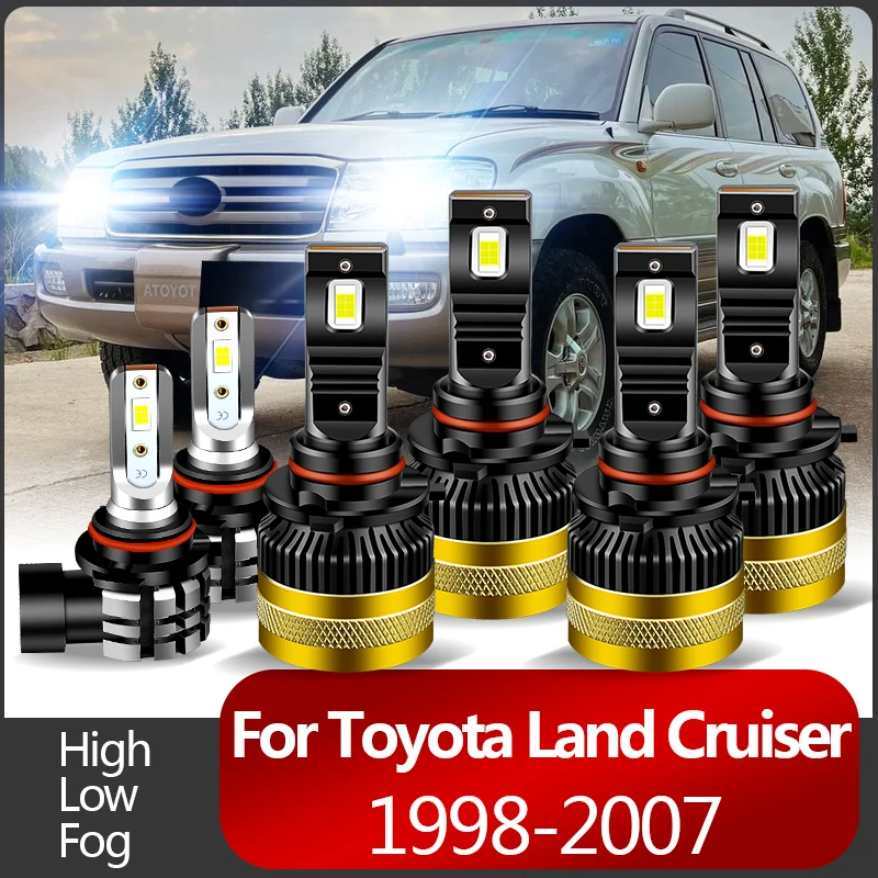 

Фары головного света CANbus 1998 k для Toyota Land Cruiser 2007-6000, лм, 2 шт.