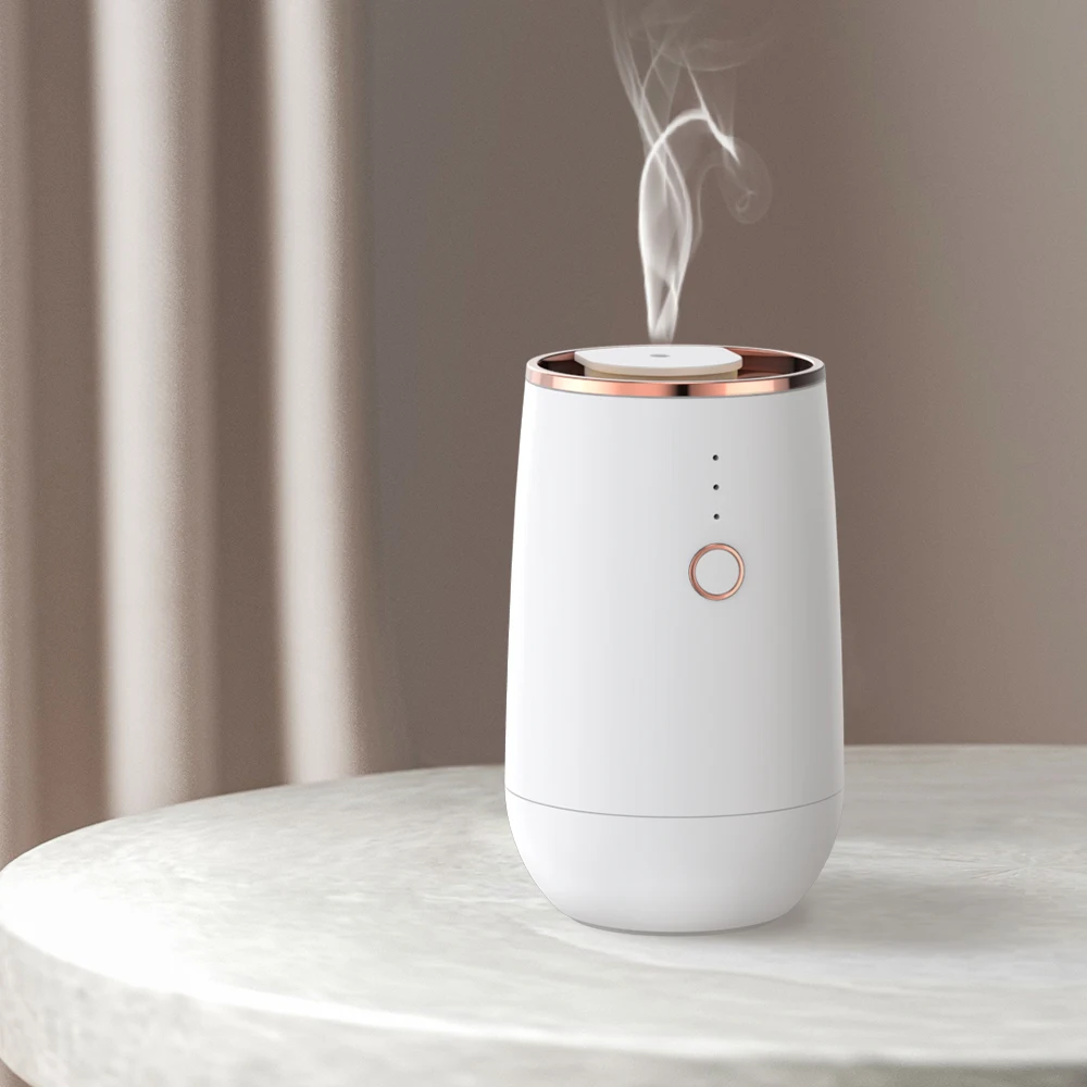 Mini Home Waterless Essential Oils Diffuser Car Fragrance Aromatherapy Diffuser Higher Atomizing Efficienc Home Air Freshener