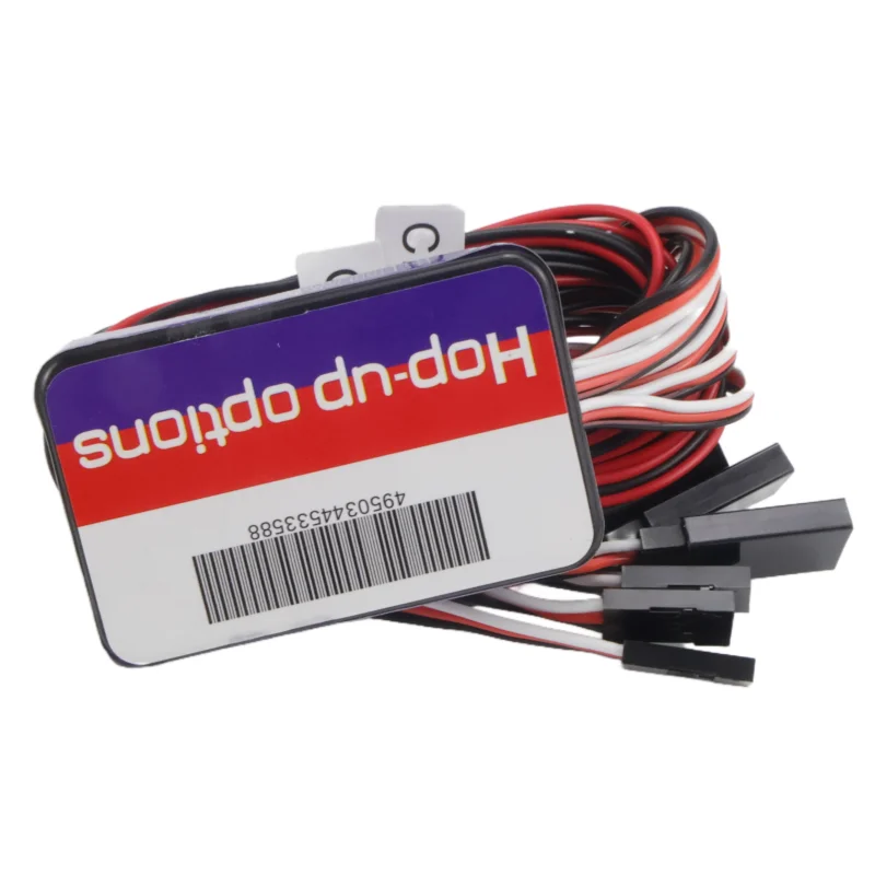 Symulacja Latarki 12 LED Zestaw Oświetleniowy Kierunkowskaz Hamulec do Modeli RC w Skali 1/10 Yokomo Tamiya HSP HPI AXIAL RC4WD TRX