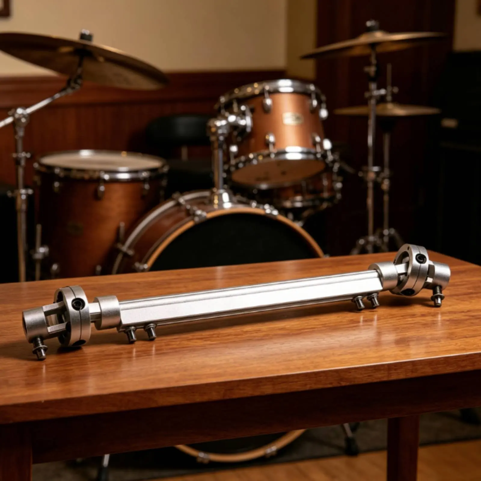 Bass Drum Pedal Connector Rod Adjustable Length Double Bass Pedal Driveshaft for Drummers view 3