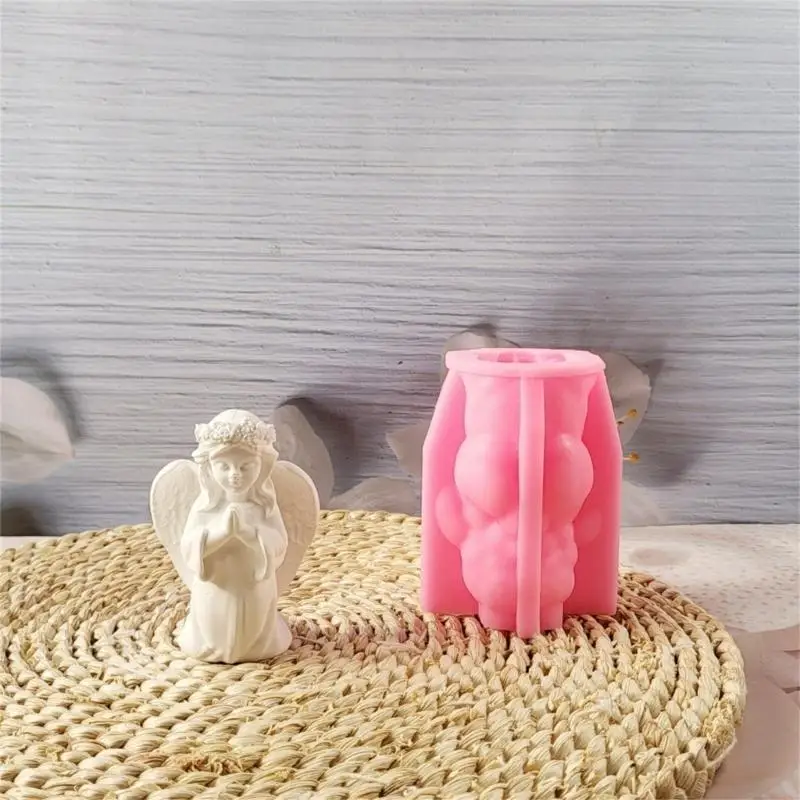  Versatile Silicone Figurine Angelic Mold  Craft Supplies Accessory for Finger Training and Stress Relief Daily Use