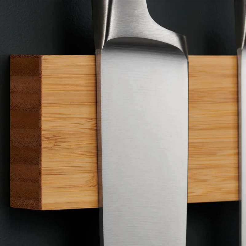 Magnetic Knife Holder 1 Pcs 16inch Premium Acacia Wood Magnetic Knife Strip Heavy Duty Magnet Strip for Knives