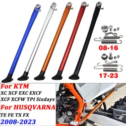 Motorcycle CNC Parking Side Stand Kickstand With Spring Kit For KTM 125-500 XC XCW XCF XCFW EXC EXCF TPI 6 Days Husqvarna GasGas