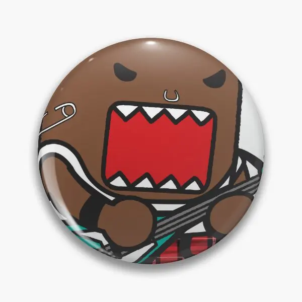 Punk Domo Kun  Soft Button Pin Hat Cartoon Clothes Brooch Collar Women Creative Badge Funny Lover Jewelry Gift Fashion Cute