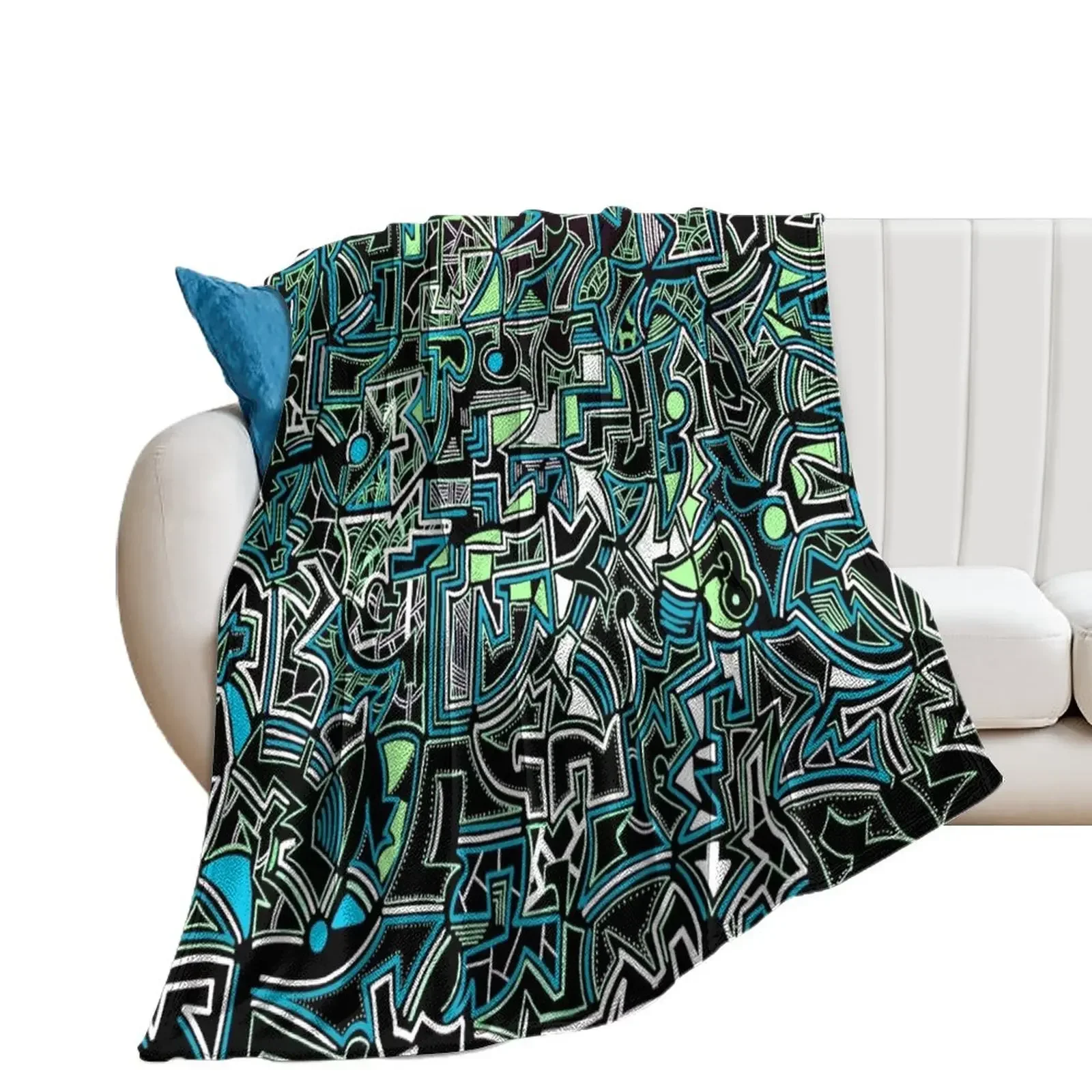 

the green Throw Blanket heavy to sleep Winter beds Blankets